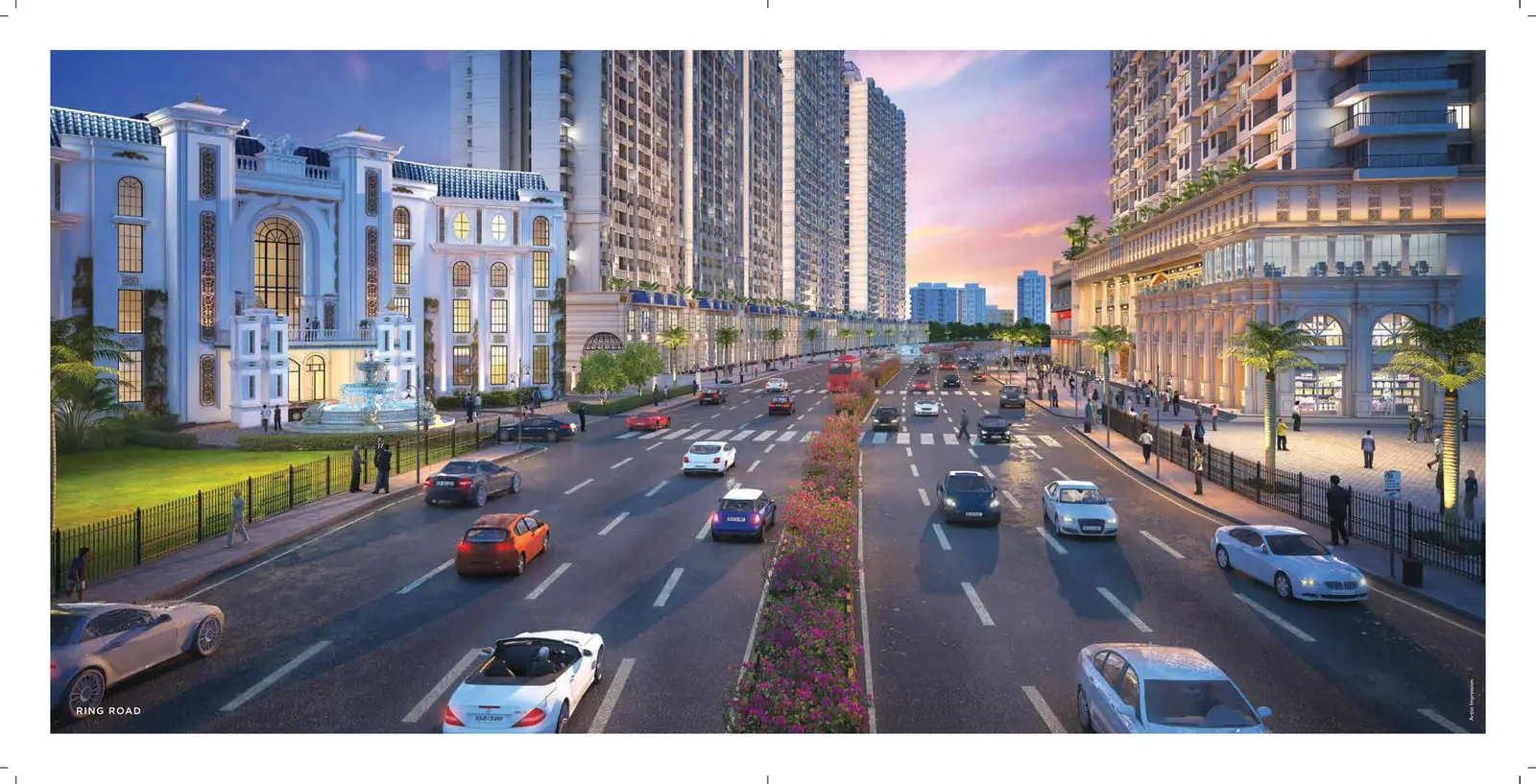 150-ft arterial ring road
