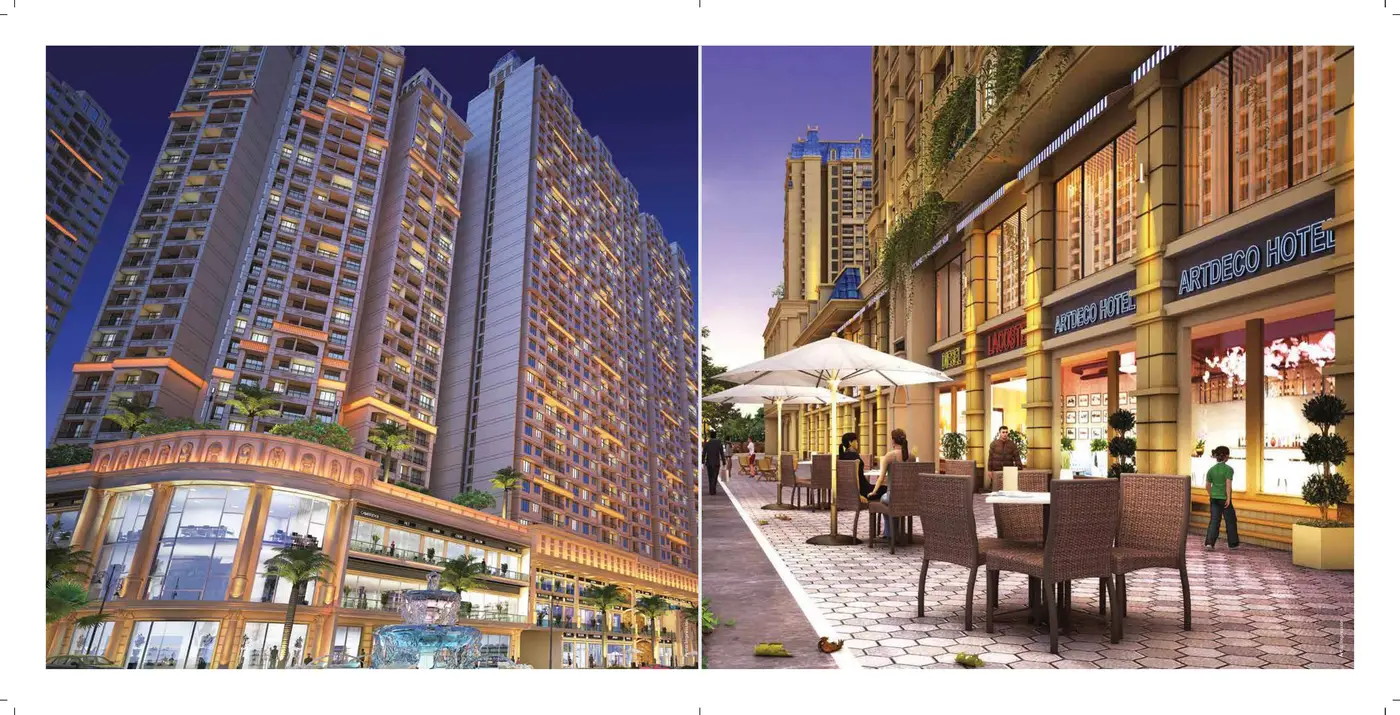 High-street retail and cafes